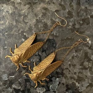 Cicada earrings